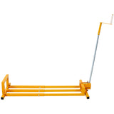 Easy Lawn Mower Lift for Riding Tractors 800 Lbs Capacity Ride - on Cleaning Aid Universal Lawn Tractor + 45° Tilt Adjustable - Yellow - Fab Heavy Parts