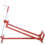 Easy Mower Lift 800 Lbs Capacity Ride - on Cleaning Aid + 45° Tilt Adjustable - Red - Fab Heavy Parts