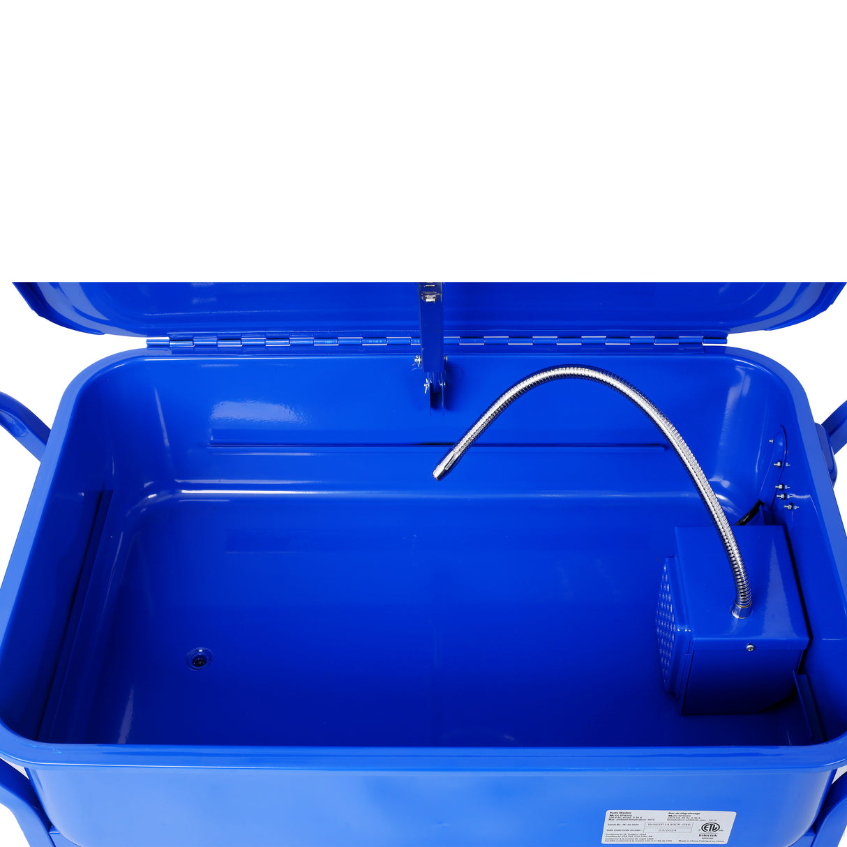 Lavadora de piezas móviles Capacidad de 20 galones con soluciones de limpieza a base de agua de acero de acero de acero de 225 GPH de acero de 325 GPH con bandeja de drenaje