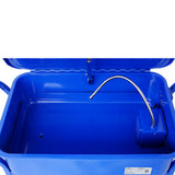 Lavadora de piezas móviles Capacidad de 20 galones con soluciones de limpieza a base de agua de acero de acero de acero de 225 GPH de acero de 325 GPH con bandeja de drenaje