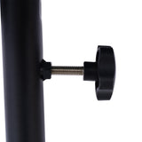 Adjustable Tear Down Work Table with Drawer (4) 2.5" Swivel Casters 220 Lbs Capacity Rubber Corners Heavy Duty Steel--Black