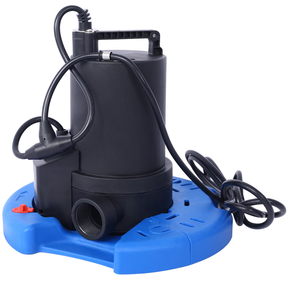 1/3 HP Automatic Swimming Pool Cover Pump 120 V Submersible with 3/4 Check Valve Adapter 2500 GPH Water Removal