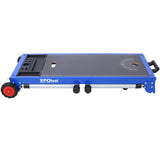 5-in-1 Portable Workbench with Detachable Miter Saw Stand & Height Adjustable Legs Scaffold/Dolly/Creeper/Platform