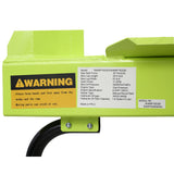 Log Splitter Portable 20 Ton Auto Return Ram System 7HP Engine Horizontal Full Beam Steel Wedge Firewood Splitting Forestry Harvesting EPA Compliant--Green