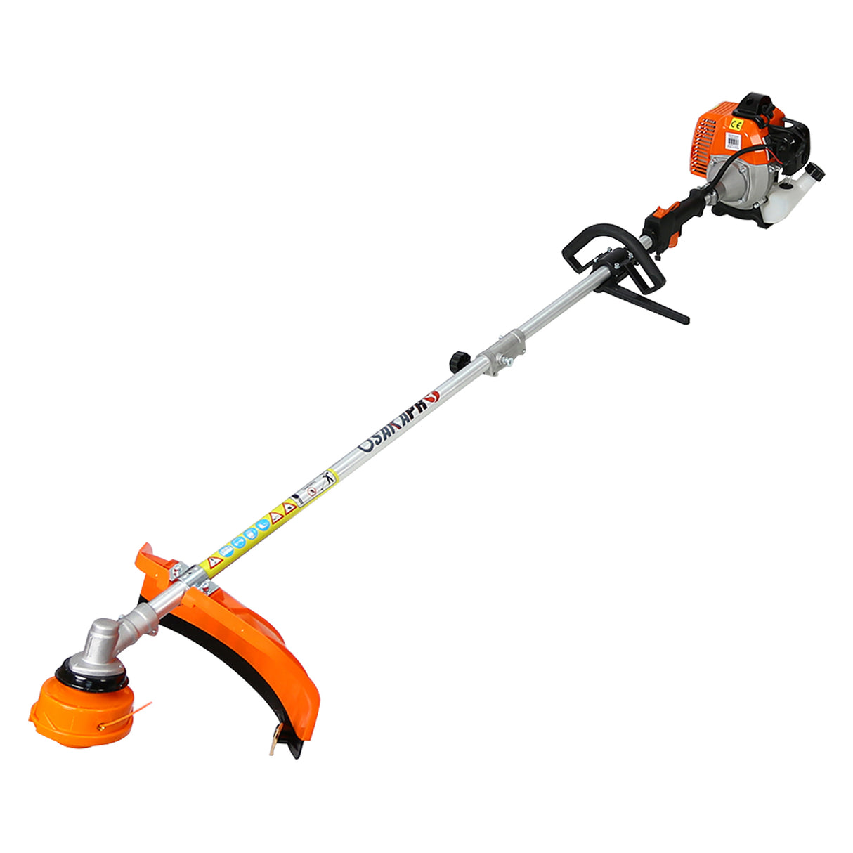 8 in 1 Multi-Functional Trimming 56CC 2-Cycle Garden Tool System with Gas Pole Saw Hedge Trimmer Grass Trimmer and Brush Cutter EPA Compliant