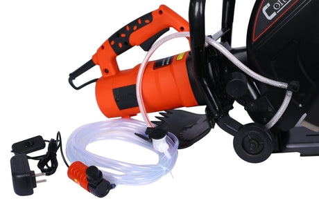 Electric 14" Cut Off Saw Wet/Dry Concrete Guide Roller with Water Line Attachment - Fab Heavy Parts