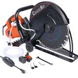 Electric 14" Cut Off Saw Wet/Dry Concrete Guide Roller with Water Line Attachment - Fab Heavy Parts