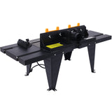 Electric Benchtop Router Table Wood Working Tool Black - Fab Heavy Parts