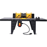 Electric Benchtop Router Table Wood Working Tool Black - Fab Heavy Parts