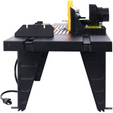 Electric Benchtop Router Table Wood Working Tool Black - Fab Heavy Parts