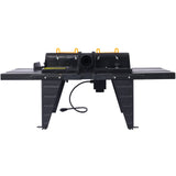 Electric Benchtop Router Table Wood Working Tool Black - Fab Heavy Parts