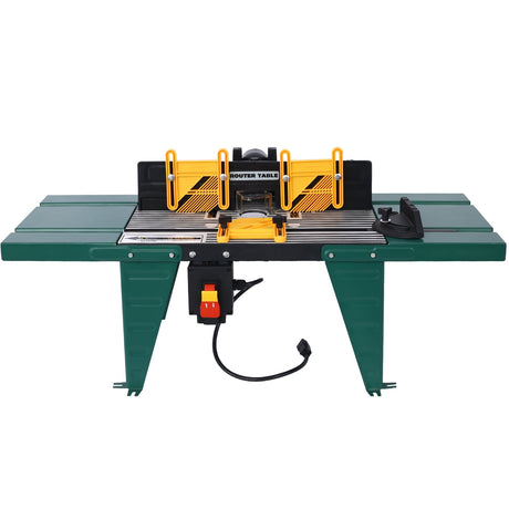 Electric Benchtop Router Table Wood Working Tool Green - Fab Heavy Parts