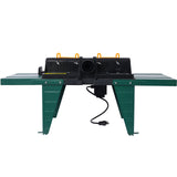 Electric Benchtop Router Table Wood Working Tool Green - Fab Heavy Parts
