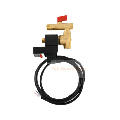 Electric Drain Valve Assembly 22232763 Fits for Ingersoll Rand Air Compressor - Fab Heavy Parts