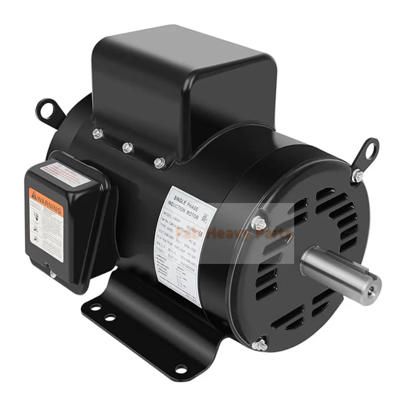 Electric Motor 132044 Fits for Ingersoll Rand 7.5HP 1 Ph 208 - 230V 3450RPM 184T Frame - Fab Heavy Parts