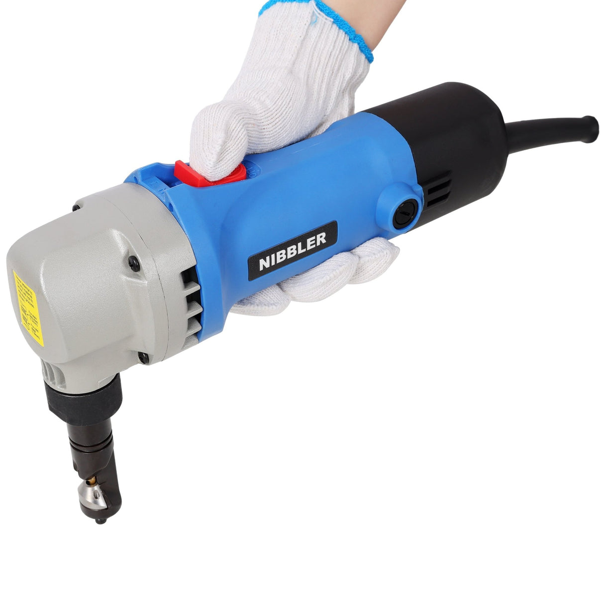 Electric Sheet Metal Nibbler 16 Gauge Precision Metal Cutting Tool 360° Rotation - Fab Heavy Parts