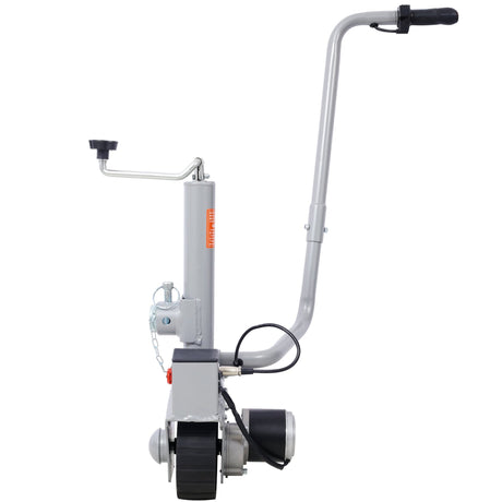 Electric Trailer Dolly 5000lbs Towing Capacity 350W 12V Trailer Jockey Wheel with 22 ft/min Moving Speed 8'' Rubber Tire - Fab Heavy Parts