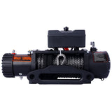 Electric Winch 13000 lb. Load Capacity 12V DC Power with Wireless Remote - Fab Heavy Parts