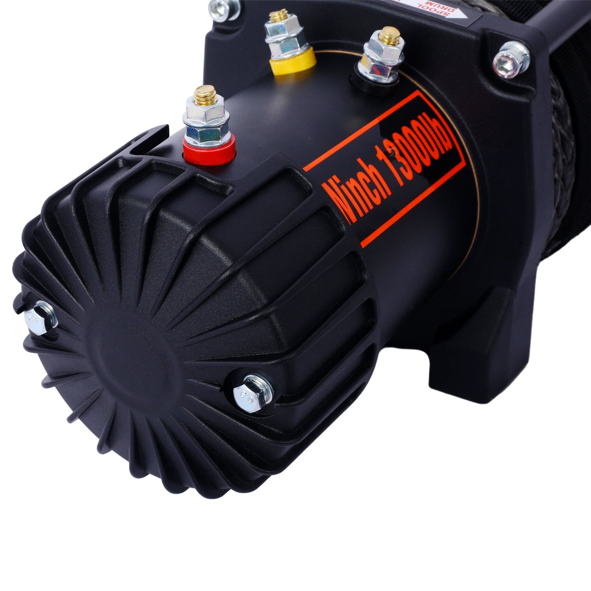 Electric Winch 13000 lb. Load Capacity 12V DC Power with Wireless Remote - Fab Heavy Parts