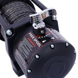 Electric Winch 13000 lb. Load Capacity 12V DC Power with Wireless Remote - Fab Heavy Parts