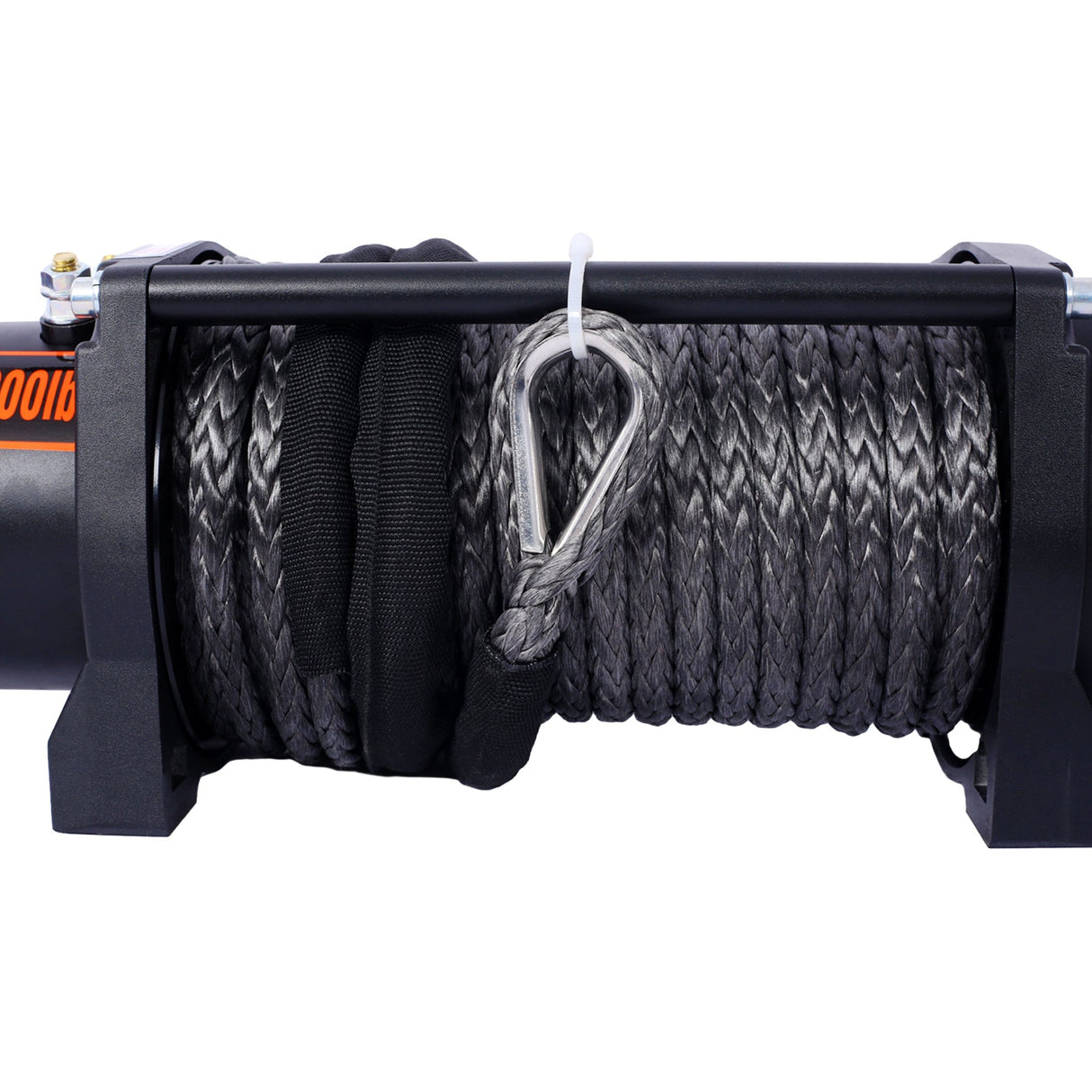 Electric Winch 13000 lb. Load Capacity 12V DC Power with Wireless Remote - Fab Heavy Parts