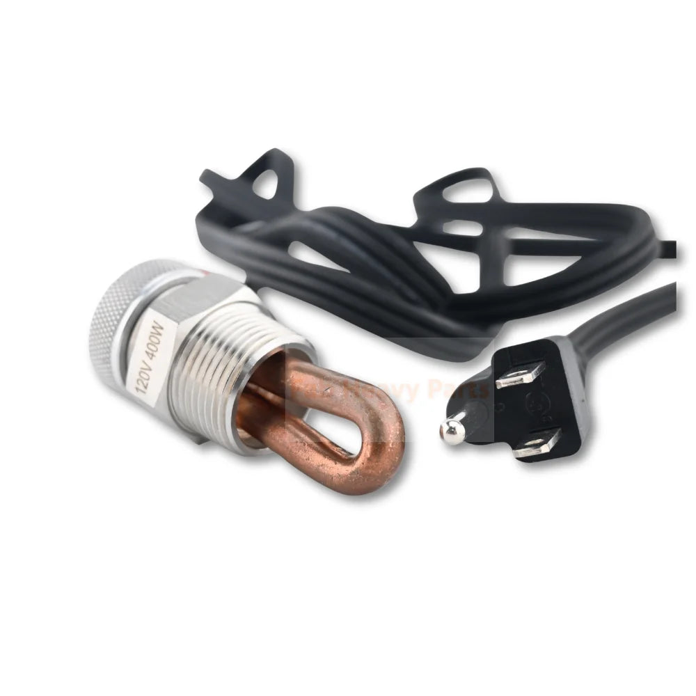 Engine Block Heater 3/4NPT 400W 11409 Fits for John Deere 50 60 70 730 A B D and G