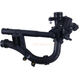 Engine Coolant Thermostat Housing Assembly 2742000715 2742003400 Fits for Mercedes-Benz C300 E300 GLC300 SLC300 SLK300