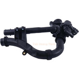 Engine Coolant Thermostat Housing Assembly 2742000715 2742003400 Fits for Mercedes-Benz C300 E300 GLC300 SLC300 SLK300