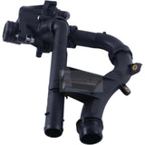 Engine Coolant Thermostat Housing Assembly 2742000715 2742003400 Fits for Mercedes - Benz C300 E300 GLC300 SLC300 SLK300 - Fab Heavy Parts