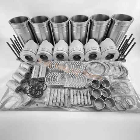 Engine Overhaul Rebuild Kit for Mitsubishi 6D24 Fits Case Excavator 9033 - Fab Heavy Parts