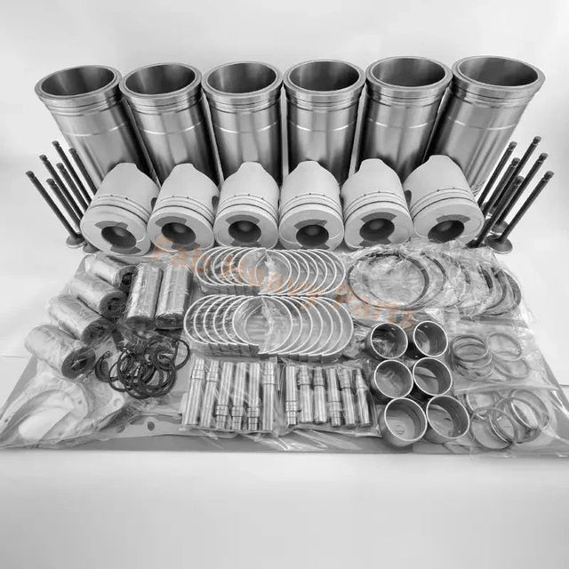 Engine Overhaul Rebuild Kit for Mitsubishi 6D24 Fits Case Excavator 9033 - Fab Heavy Parts