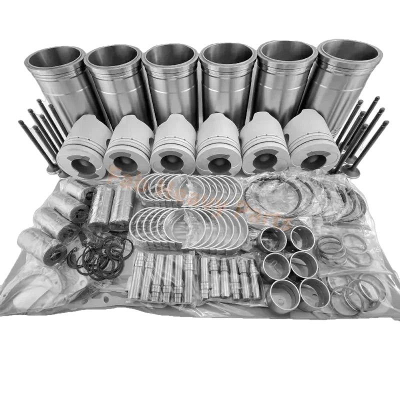 Engine Overhaul Rebuild Kit for Mitsubishi 6D24 Mitsubishi Construction Machinery Crawler dumper LD1000 LD1000B LD1000C - Fab Heavy Parts