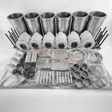 Kit de reconstrucción de revisión del motor Mitsubishi 6D24 para la excavadora Sumitomo SH350
