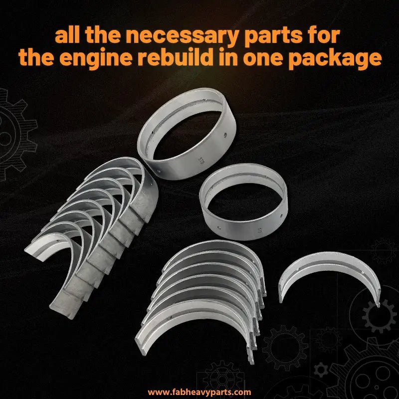 Engine Overhaul Rebuild Kit for Mitsubishi 6D24 Tadano Crane TL200M TR350M - Fab Heavy Parts