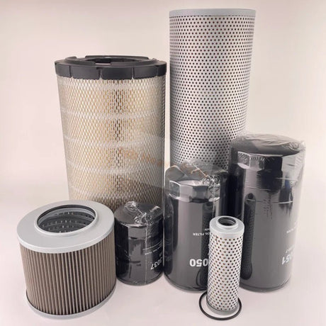 Excavator PC200 - 8 Filter Service Kit ST10724 ST20798 ST28061 ST40640A ST40640B 30860 ST70889 ST30815 ST70815 Fits for Komatsu Engine 6D107 - Fab Heavy Parts