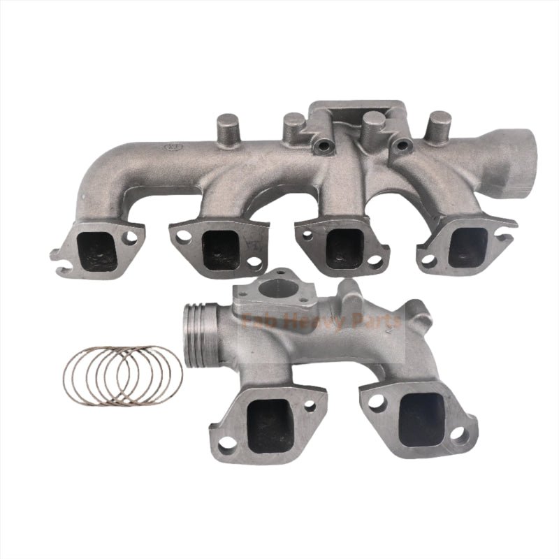 Exhaust Manifold 1141420320 & 1141420280 for Isuzu Engine 6HK1 Hitachi Excavator ZX330 - 3 ZX350K - 3 ZX400LCH - 3 ZX400W - 3 - Fab Heavy Parts