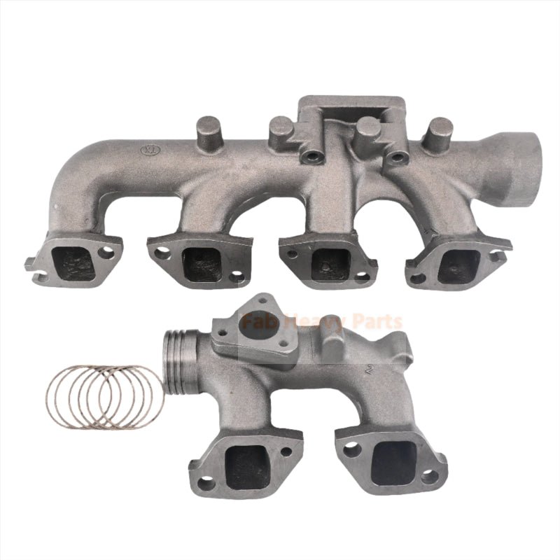 Exhaust Manifold 1141420320 & 1141420280 for Isuzu Engine 6HK1 Hitachi Excavator ZX330 - 3 ZX350K - 3 ZX400LCH - 3 ZX400W - 3 - Fab Heavy Parts