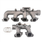 Exhaust Manifold 1141420320 & 1141420280 for Isuzu Engine 6HK1 Hitachi Excavator ZX330 - 3 ZX350K - 3 ZX400LCH - 3 ZX400W - 3 - Fab Heavy Parts