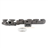 Exhaust Manifold 1141420320 & 1141420280 for Isuzu Engine 6HK1 Hitachi Excavator ZX330 - 3 ZX350K - 3 ZX400LCH - 3 ZX400W - 3 - Fab Heavy Parts