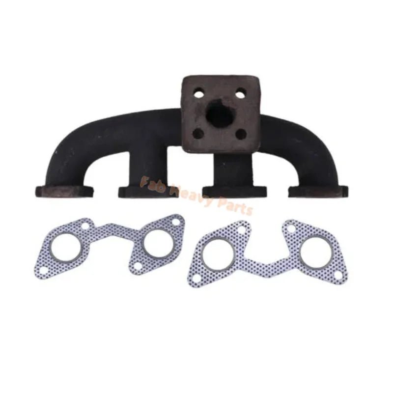 Exhaust Manifold 15465 - 12312 With Gasket 1A091 - 12350 1A091 - 12360 for Kubota Generator GV - 3170(SW) Hyundai Old Skid Steer Loader HSL600 - Fab Heavy Parts