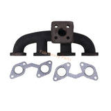 Exhaust Manifold 15465 - 12312 With Gasket 1A091 - 12350 1A091 - 12360 for Kubota Generator GV - 3170(SW) Hyundai Old Skid Steer Loader HSL600 - Fab Heavy Parts