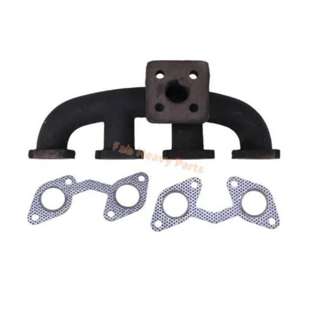 Exhaust Manifold 15465 - 12312 With Gasket 1A091 - 12350 1A091 - 12360 for Kubota Generator GV - 3170(SW) Hyundai Old Skid Steer Loader HSL600 - Fab Heavy Parts