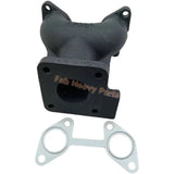 Exhaust Manifold 52813GT with Gasket 52812GT for Genie Boom Lift Z - 34/22 Z - 34/22N Z - 45/25 Z - 45/25J - Fab Heavy Parts