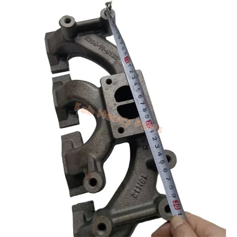 Exhaust Manifold 6205 - 11 - 5130 Fits for Komatsu EGS65 - 5 S4D95LE - 2 Fits Cummins B3.3 Engine Doosan Daewoo 470 plus Skid Steer - Fab Heavy Parts