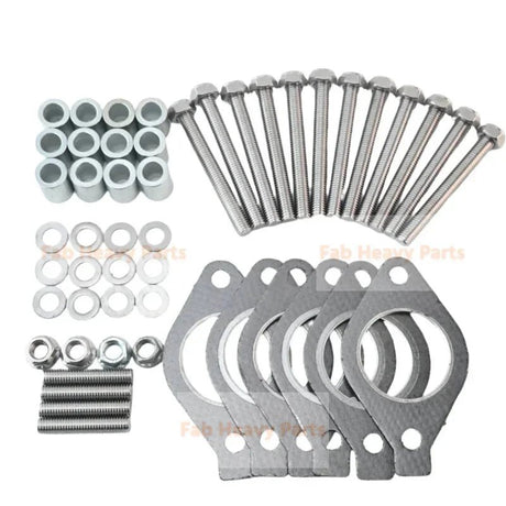 Exhaust Manifold Hardware Kit With Spacers Fits CAT C13 Engine - Fab Heavy Parts