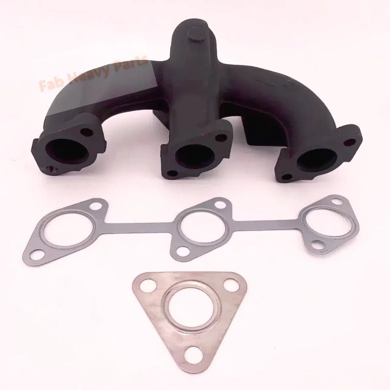 Exhaust Manifold with Gasket 1E038 - 12312 1E038 - 12310 for Kubota Engine D905 D1105 - Fab Heavy Parts