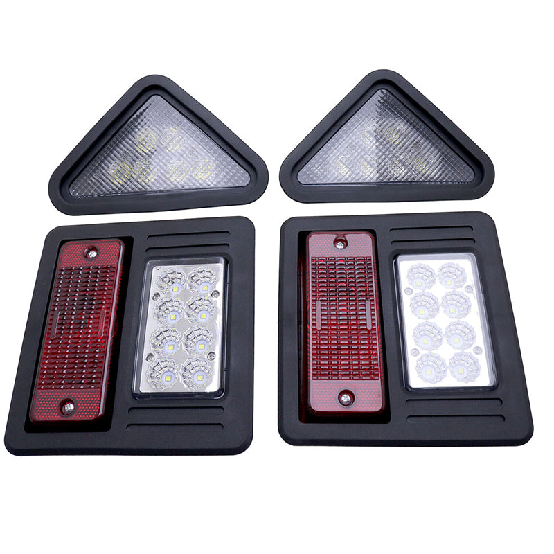 LED Exterior Head Tail Light Kit 6718043 6718042 6670284 Aftermarket Replacement For Bobcat 751 753 763 773 863 864 873 963 S100 S130 S150 S160 S175 S185 S205 S220 S250 S300 S330 T110 T140 T180 T190 T200 T250 T300 T320