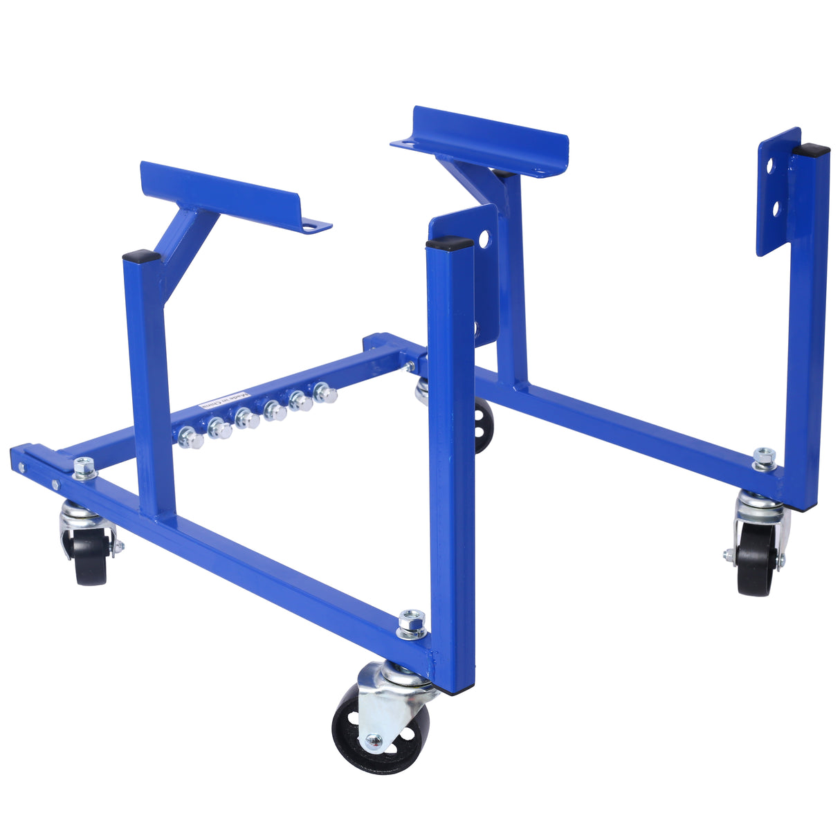 Engine Cradle with Wheels 1000 LBS Capacity Powder Coat 3 In Heavy Duty Steel Hardware Included--Blue