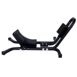 Cuña para neumático delantero de 1200 lb, soporte para ruedas de alta resistencia para 17"-21" Ruedas de acero--Negro