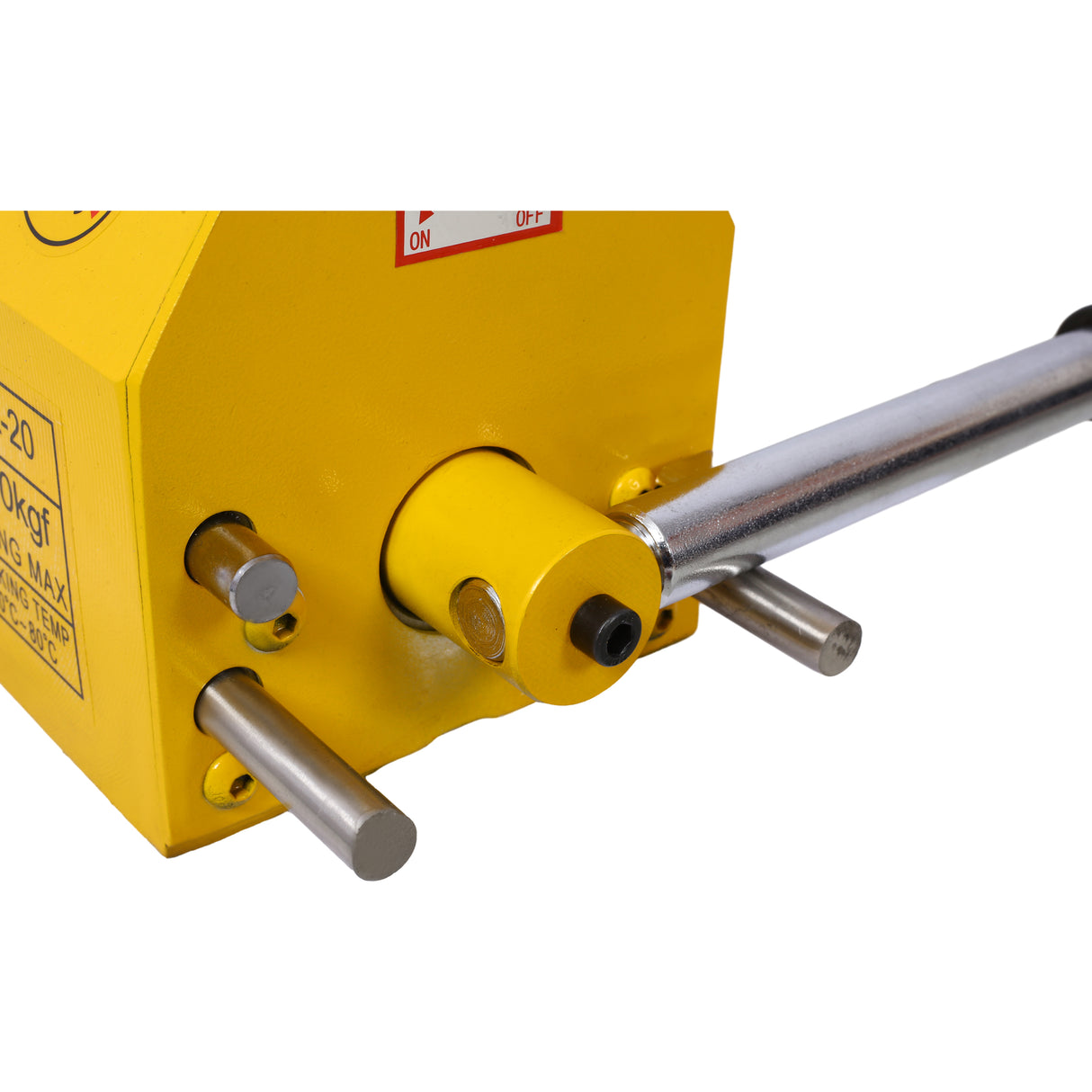 Permanent Magnetic Lifting with Release 4400lbs/2000kg Heavy Duty Magnet 2.5 Safety Factor Neodymium & Steel